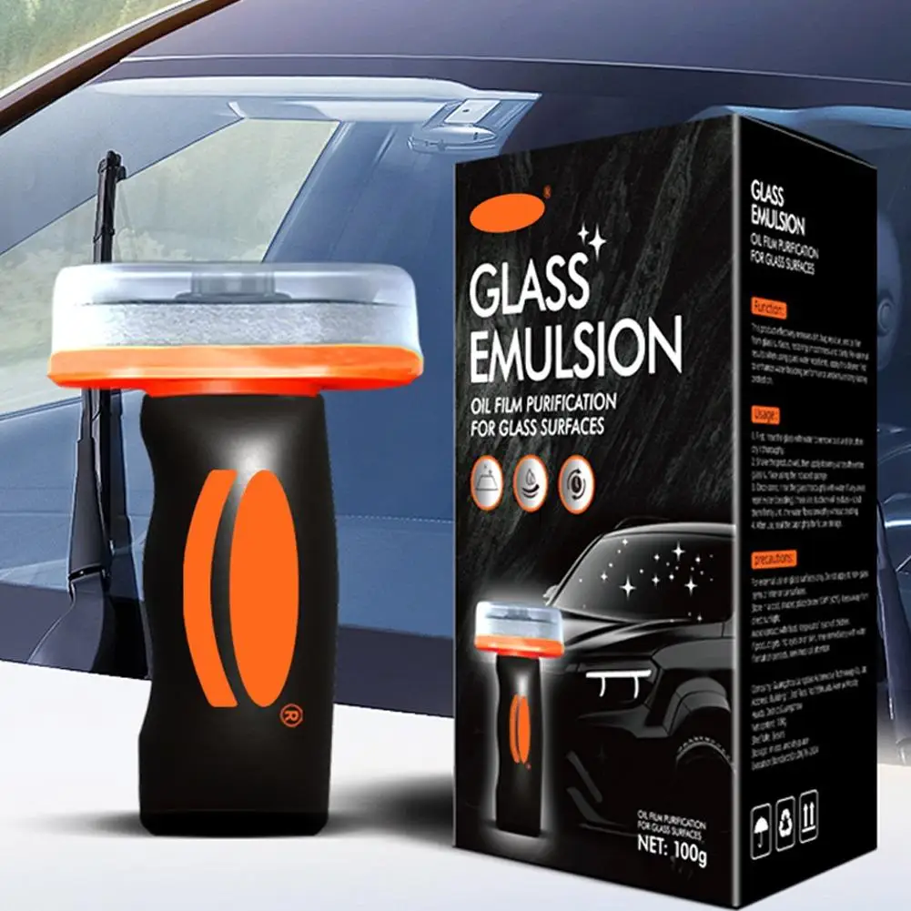 100g Car Windshield Glass Water Rain Repellent Auto Glass Windshield Cleaner Anti Fog Car Oil Film Removal Hydrophobic Cleaner listed by on AliExpress