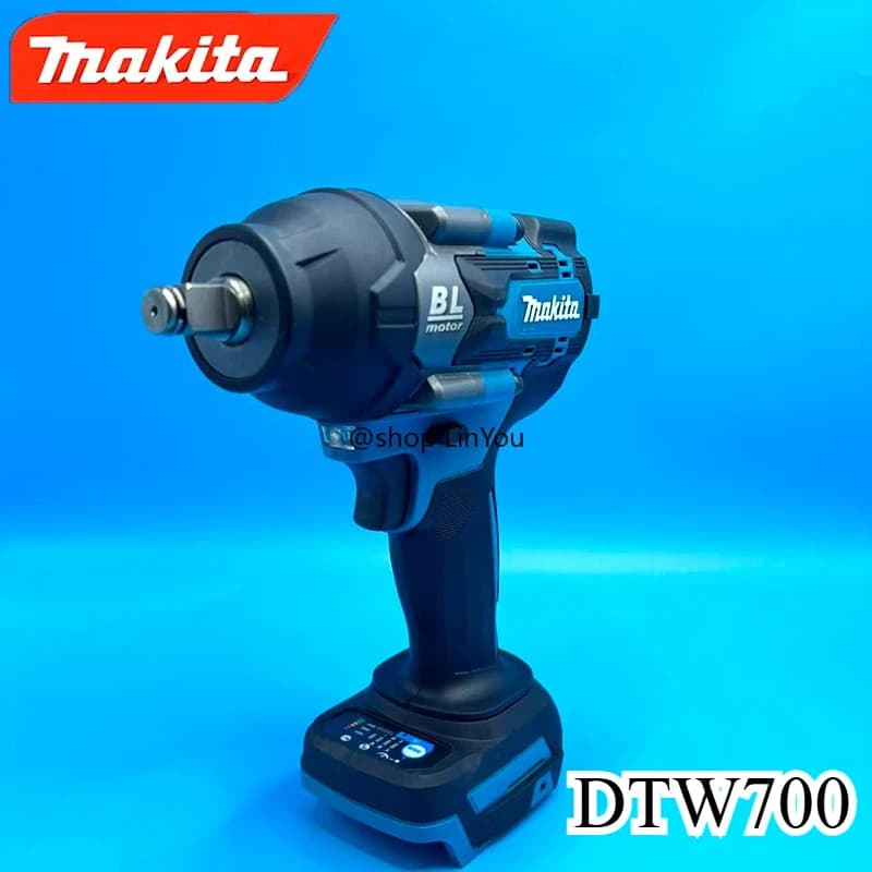 Makita 18V charging impact wrench Brushless lithium electric wrench Large torque air gun DTW700(No battery) listed by on AliExpress